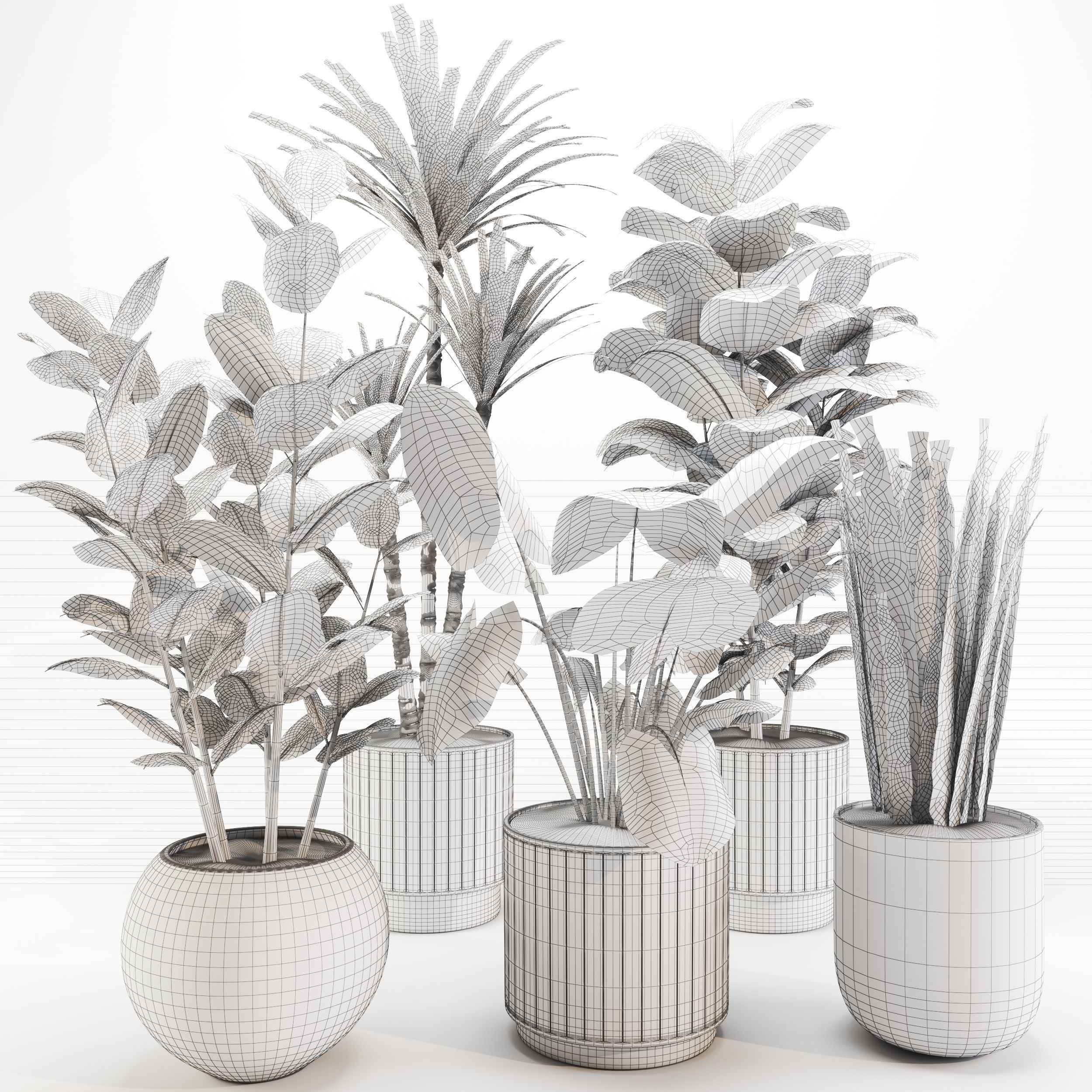 plant-set-02 3D model_7