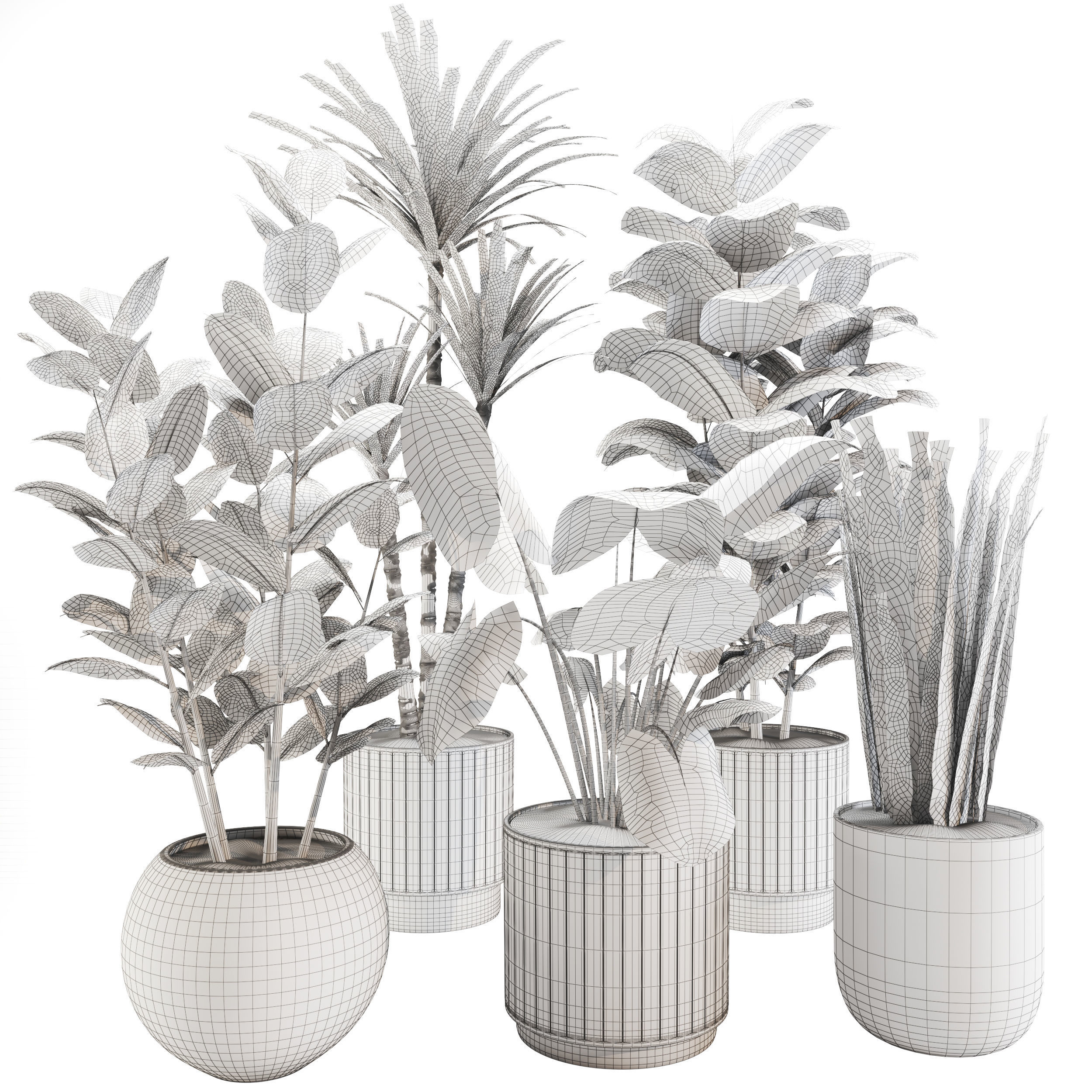 plant-set-02 3D model_9