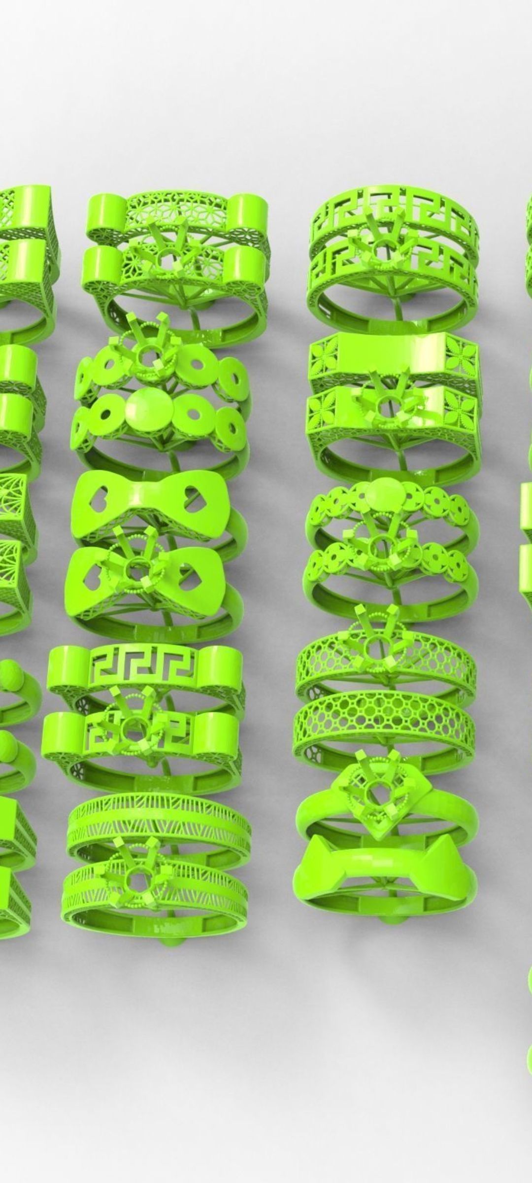 33 new beautiful rings model ready for print stl ring 3D print model_9