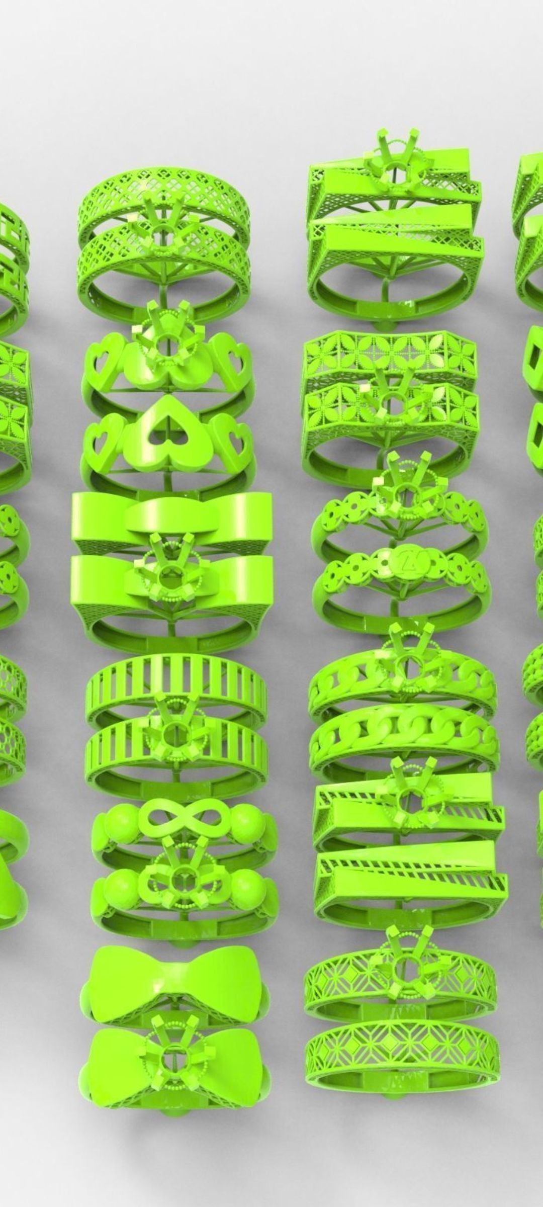 33 new beautiful rings model ready for print stl ring 3D print model_8