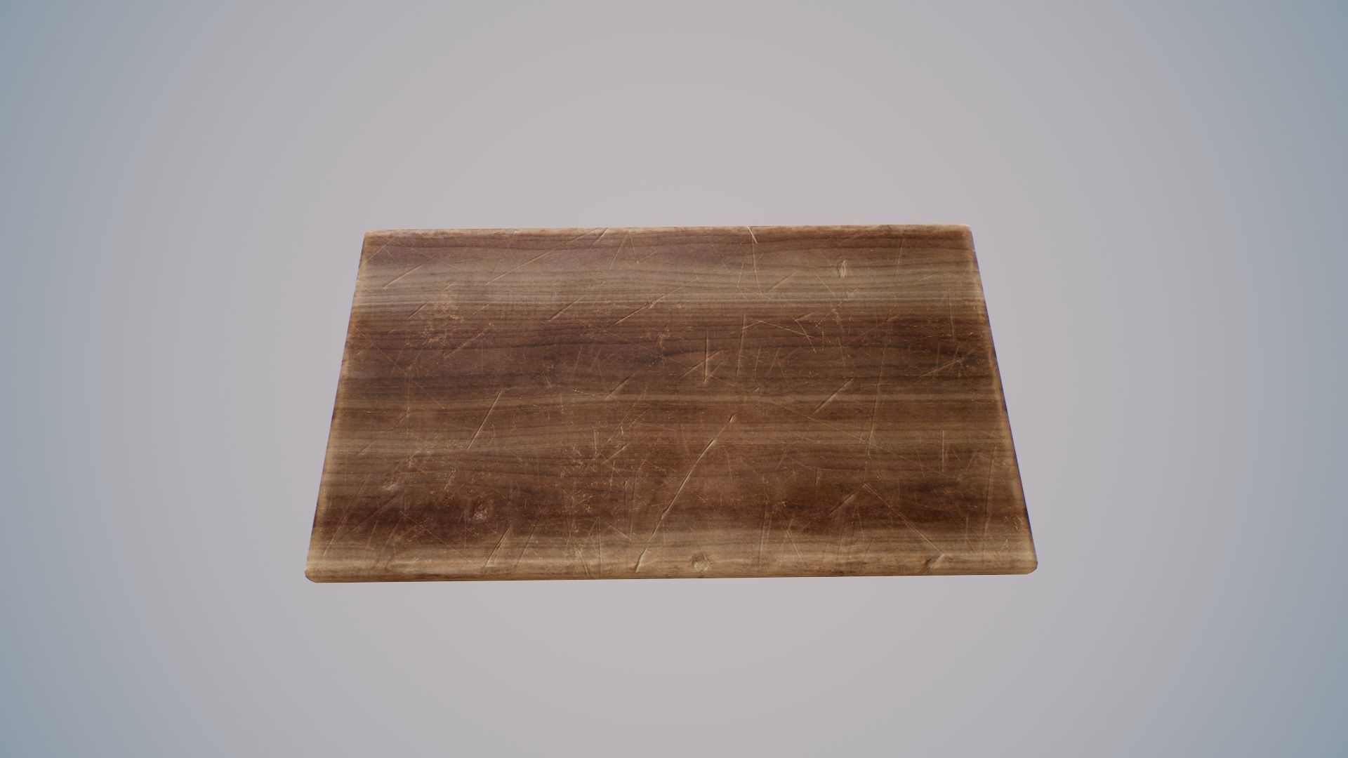 Wooden Cutting Board Low-poly 3D model_6