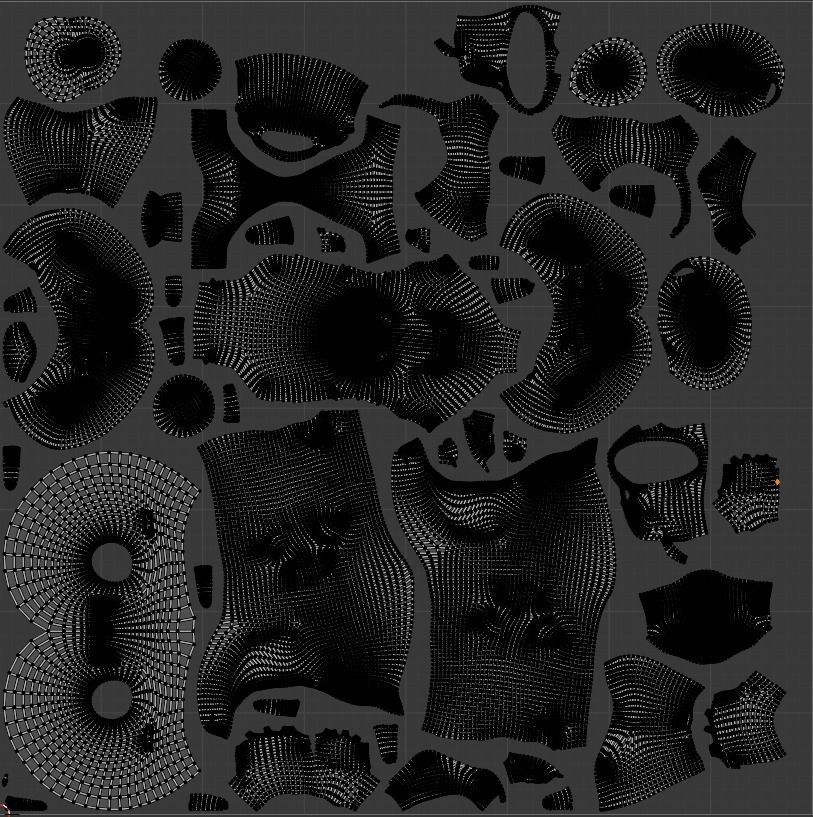 Robot Guard Sci fi Character Futuristic Rigged Animation Game Low-poly 3D model_4