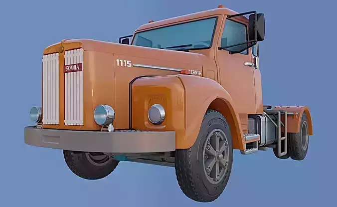 SCANIA 111 TOCO BED CABIN 3D print model