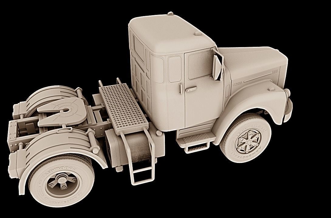 SCANIA 111 TOCO BED CABIN 3D print model_5