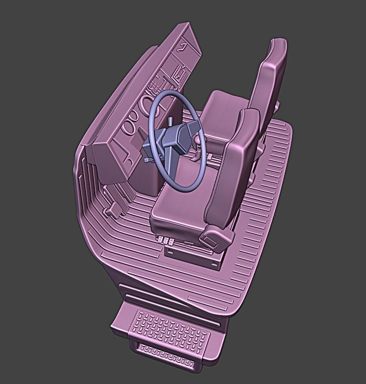 SCANIA 111 TOCO BED CABIN 3D print model_9