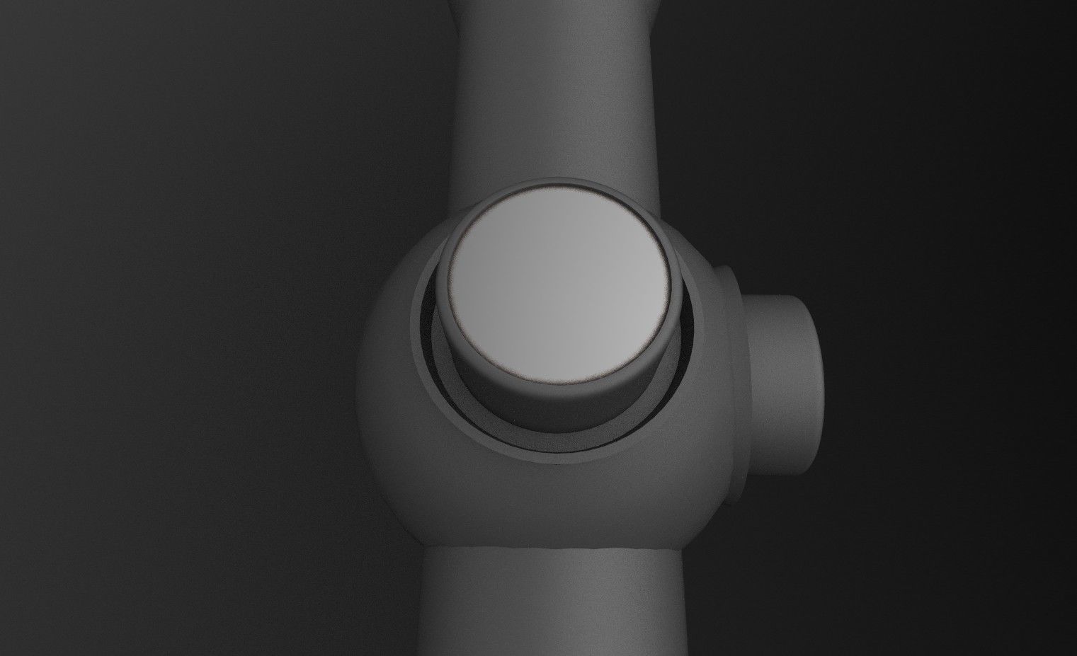  High-Resolution Weapon Lens Model Low-poly 3D model_7