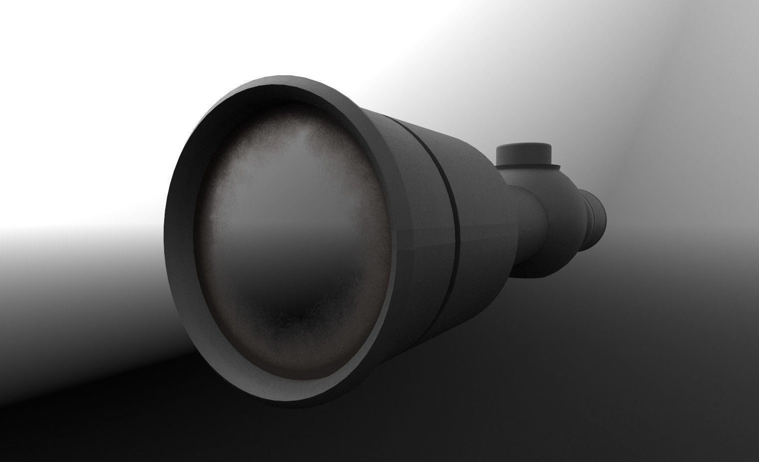  High-Resolution Weapon Lens Model Low-poly 3D model_3