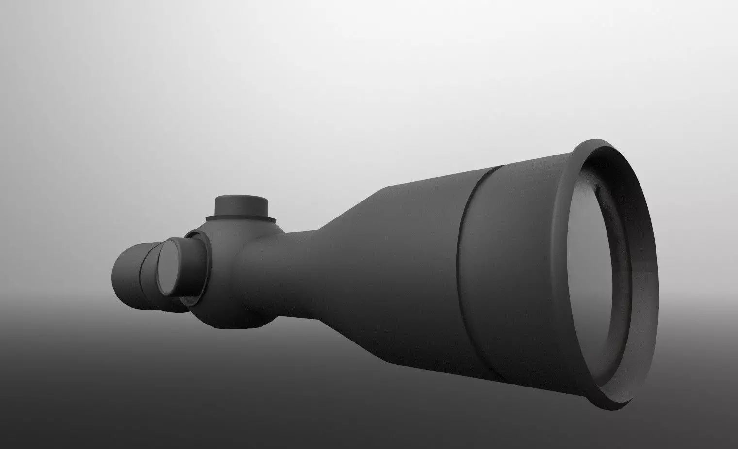  High-Resolution Weapon Lens Model Low-poly 3D model_0