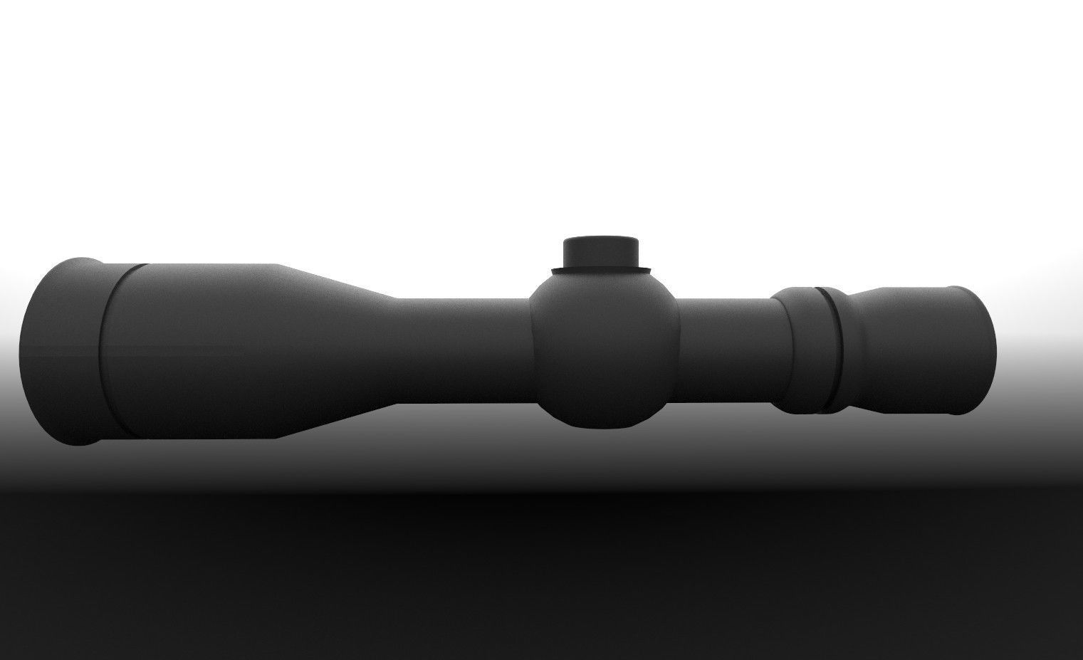  High-Resolution Weapon Lens Model Low-poly 3D model_4