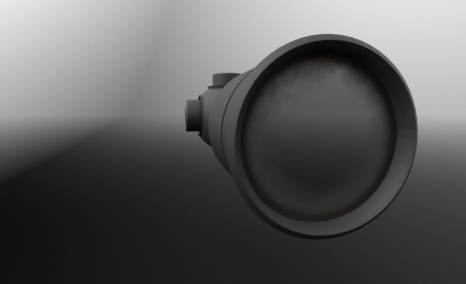  High-Resolution Weapon Lens Model Low-poly 3D model_1