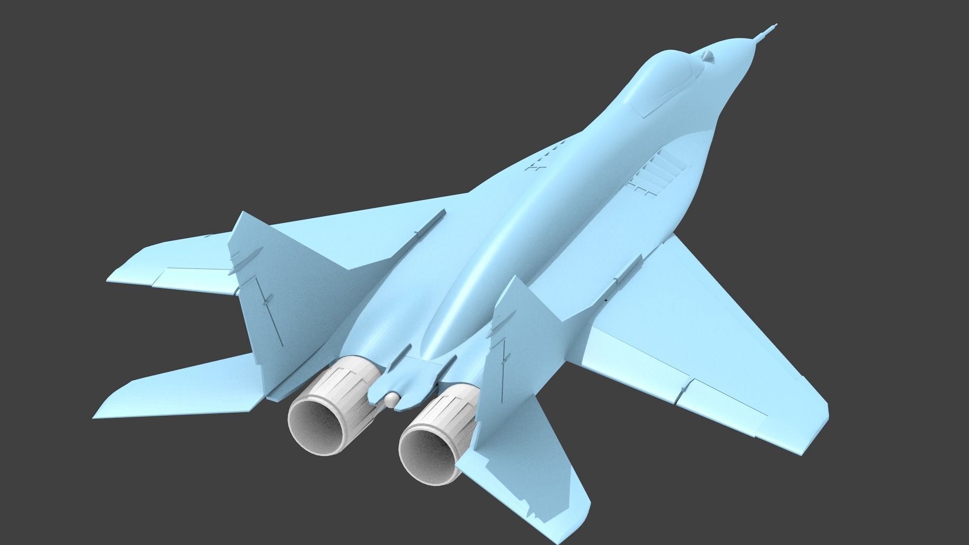 Mikoyan Mig-29 cmt 3D print model_2
