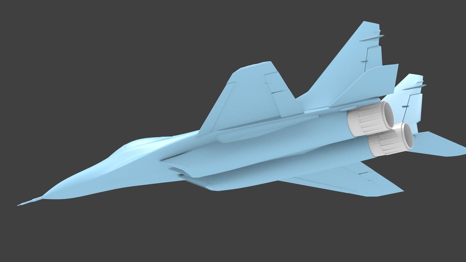 Mikoyan Mig-29 cmt 3D print model_4