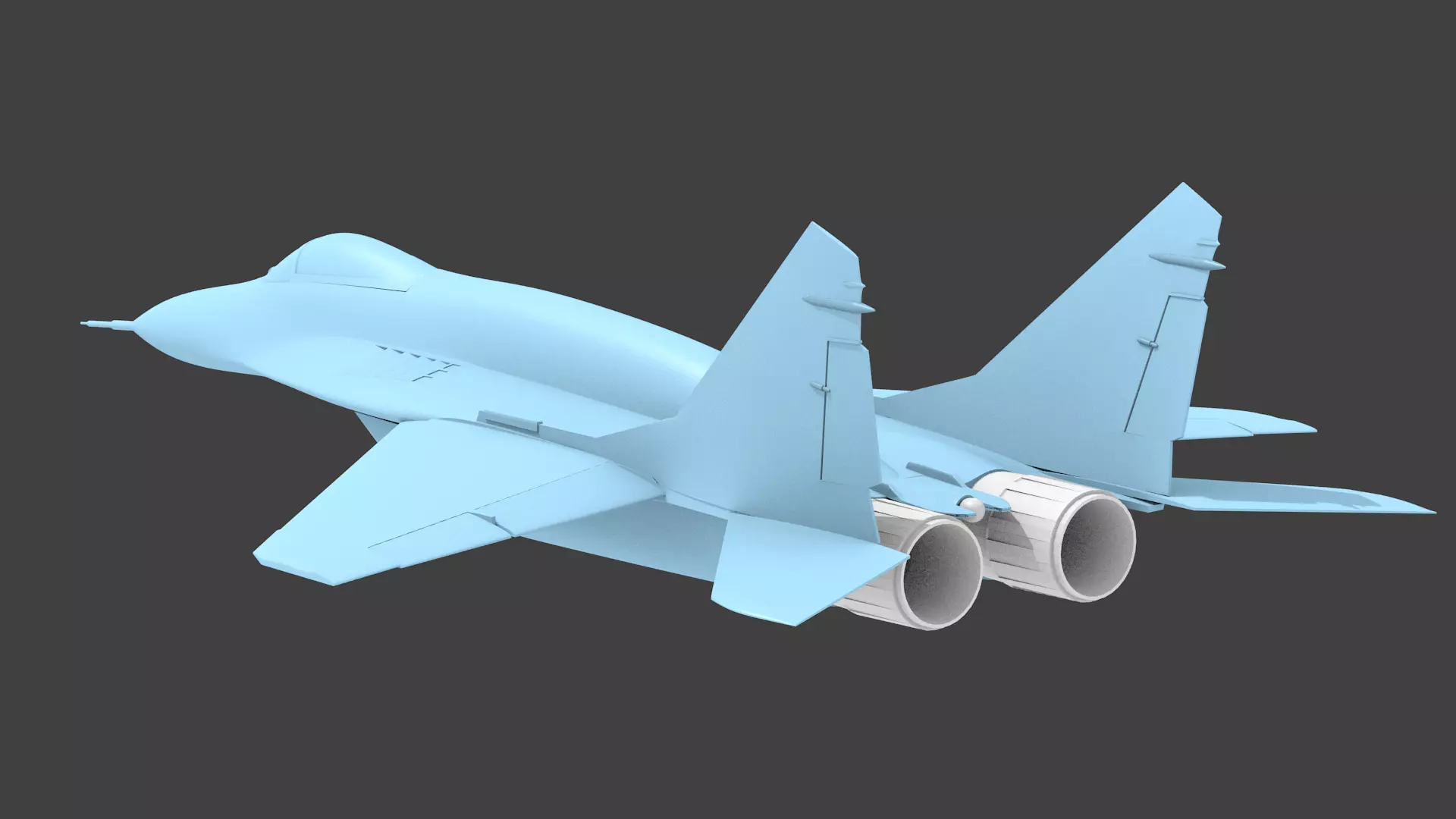 Mikoyan Mig-29 cmt 3D print model_0