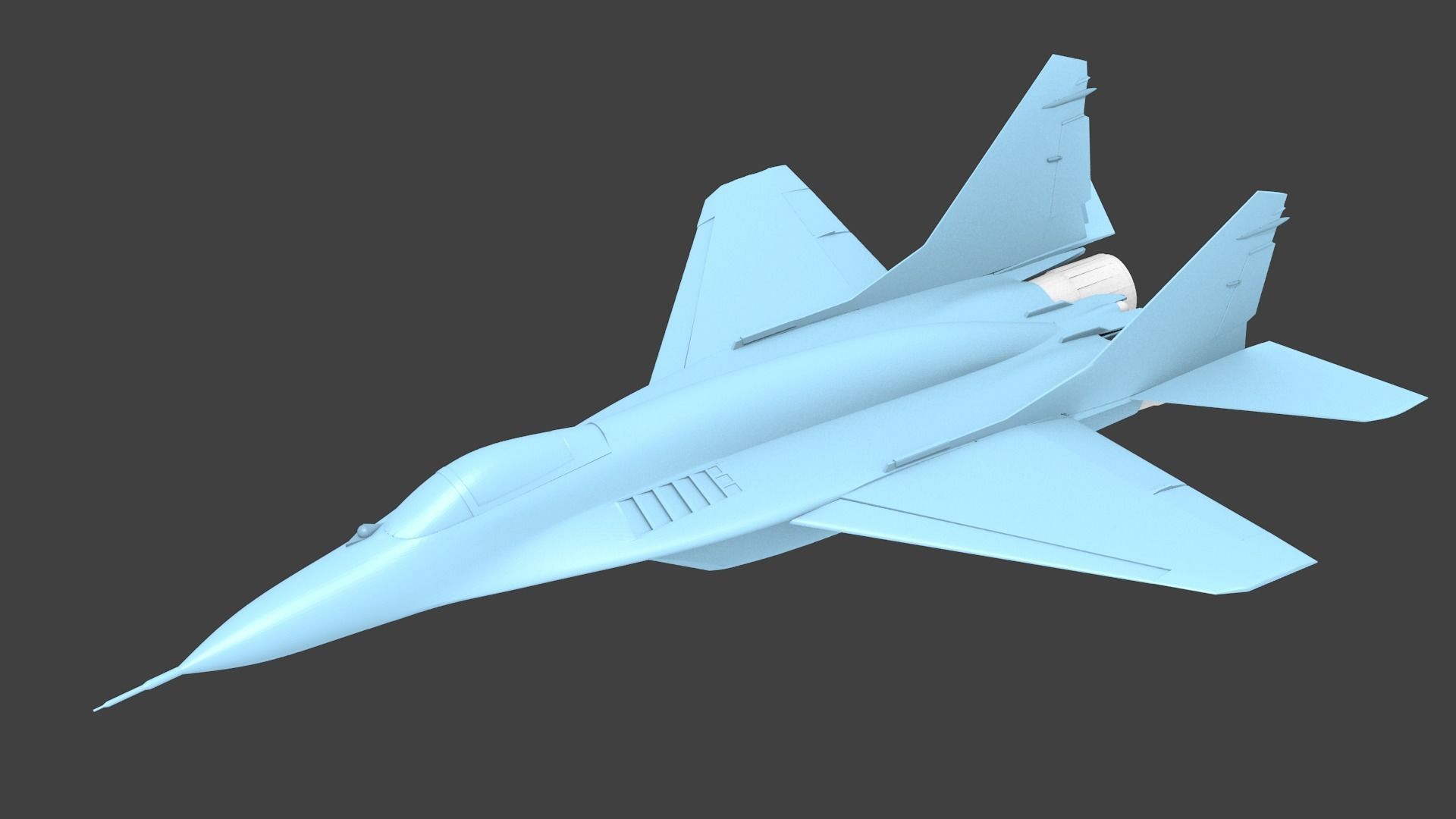 Mikoyan Mig-29 cmt 3D print model_1
