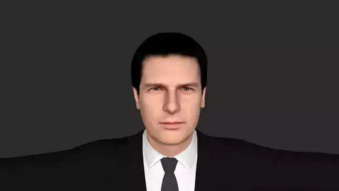 Tom Cruise  Hyper Realistic Full Body Rigged Character