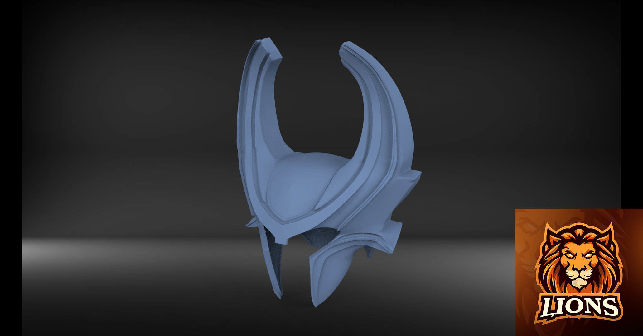Heimdal Cosplay Helmet for 3d printing 3D model_1