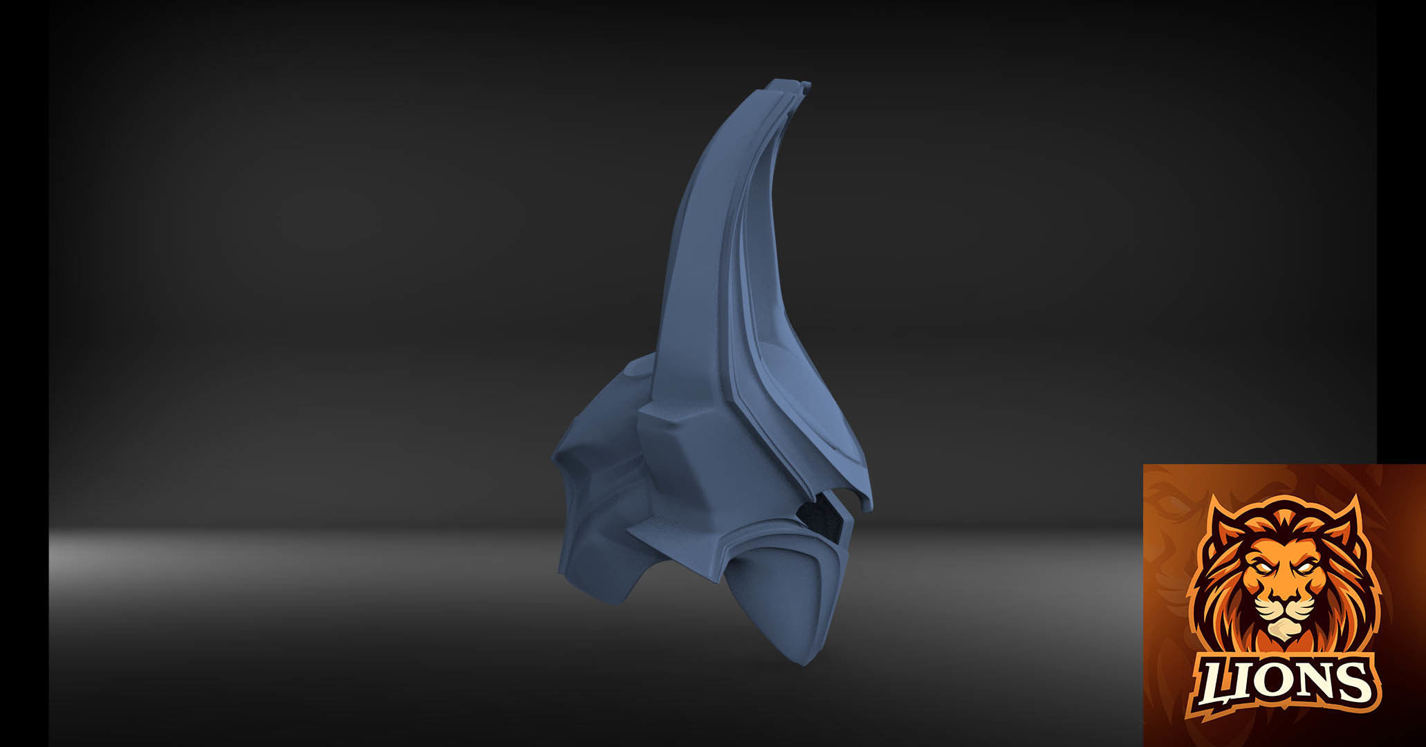 Heimdal Cosplay Helmet for 3d printing 3D model_3