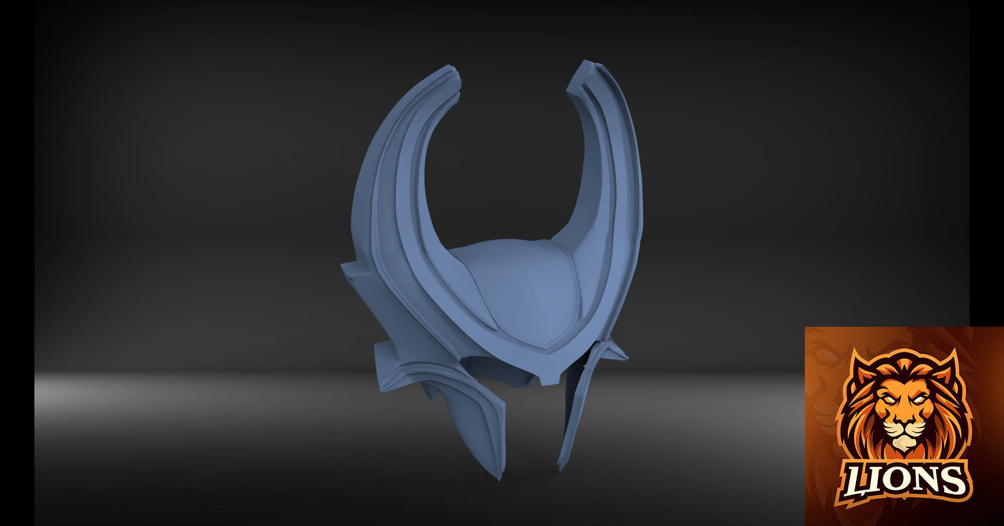 Heimdal Cosplay Helmet for 3d printing 3D model_2
