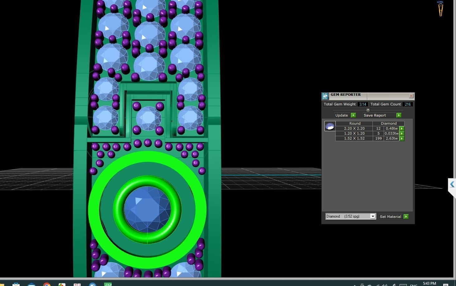 BRACELET CTE SIZE 18 3D print model_7