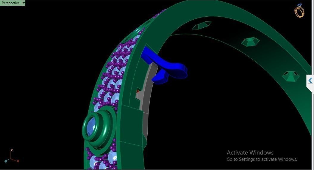 BRACELET CTE SIZE 18 3D print model_3
