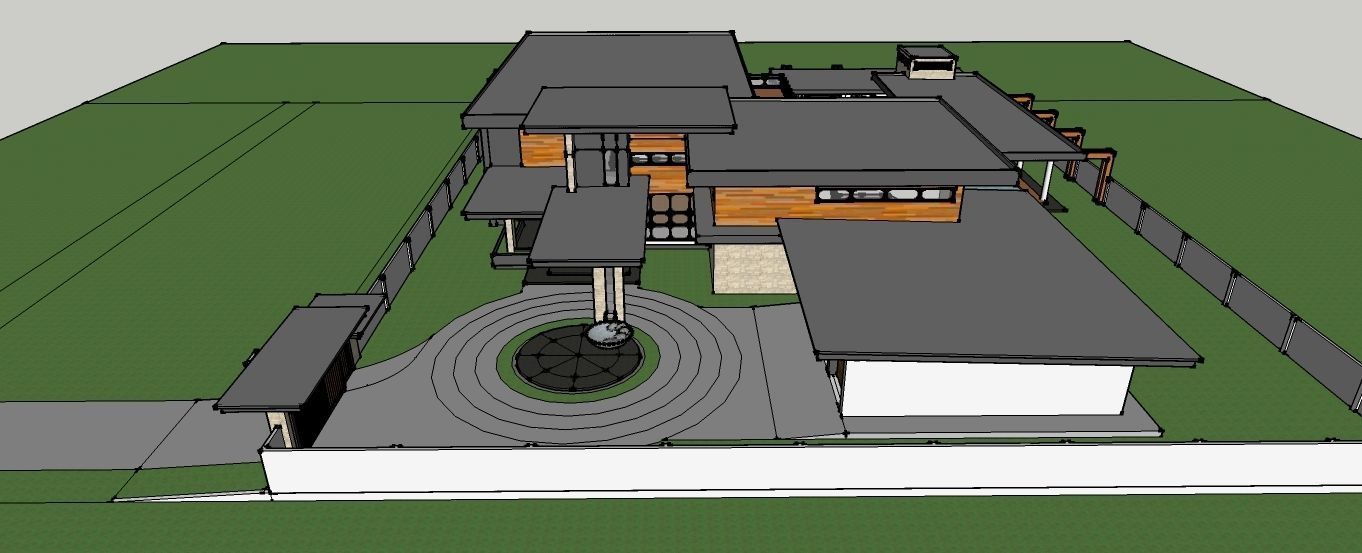 MID-CENTURY MODERN-CONTEMPORARY HOUSE 3D model_6