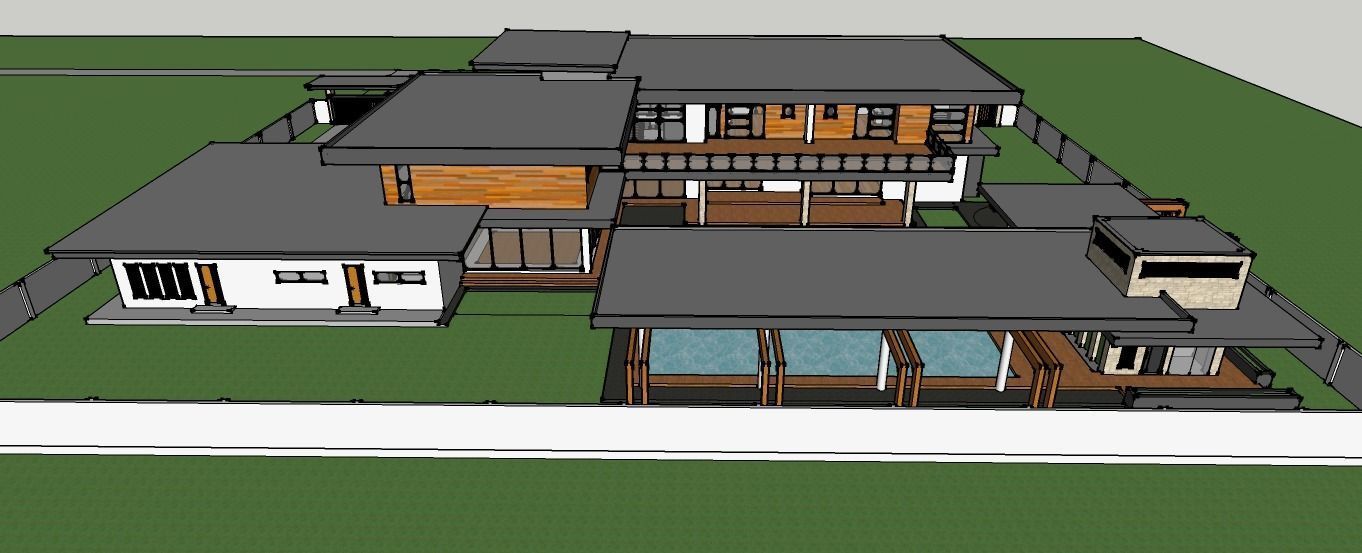 MID-CENTURY MODERN-CONTEMPORARY HOUSE 3D model_3