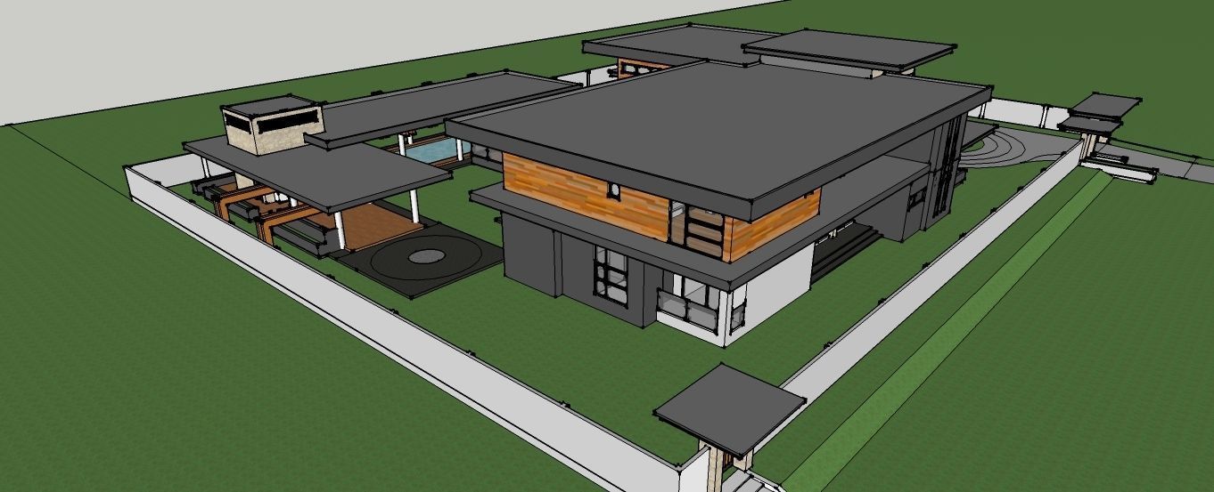 MID-CENTURY MODERN-CONTEMPORARY HOUSE 3D model_10