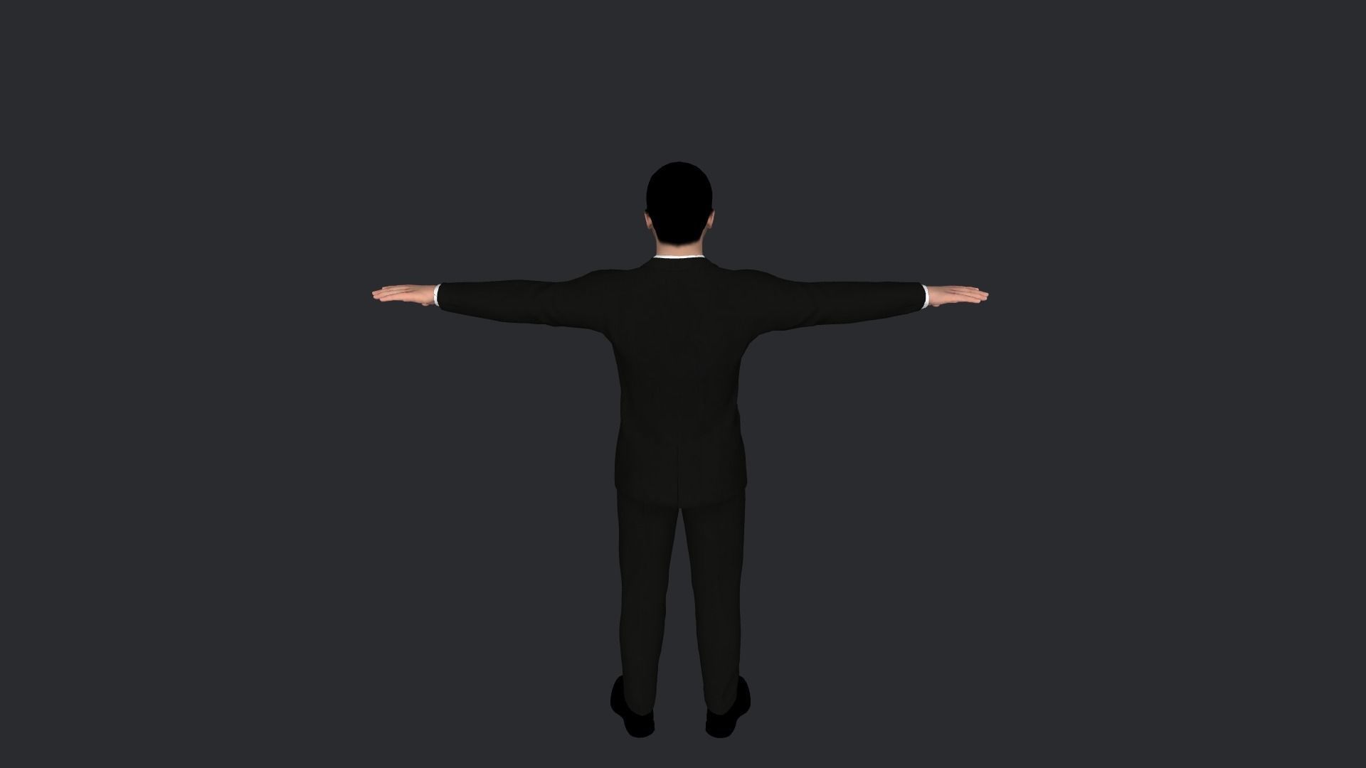 Volodymyr Zelenskyy Hyper Realistic Full Body Rigged Character 3D model_19