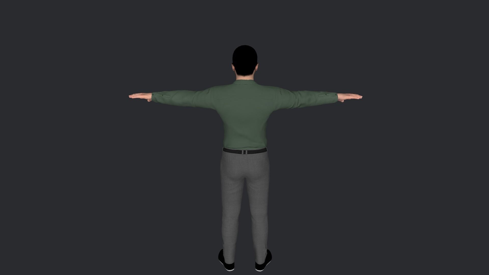 Volodymyr Zelenskyy Hyper Realistic Full Body Rigged Character 3D model_24