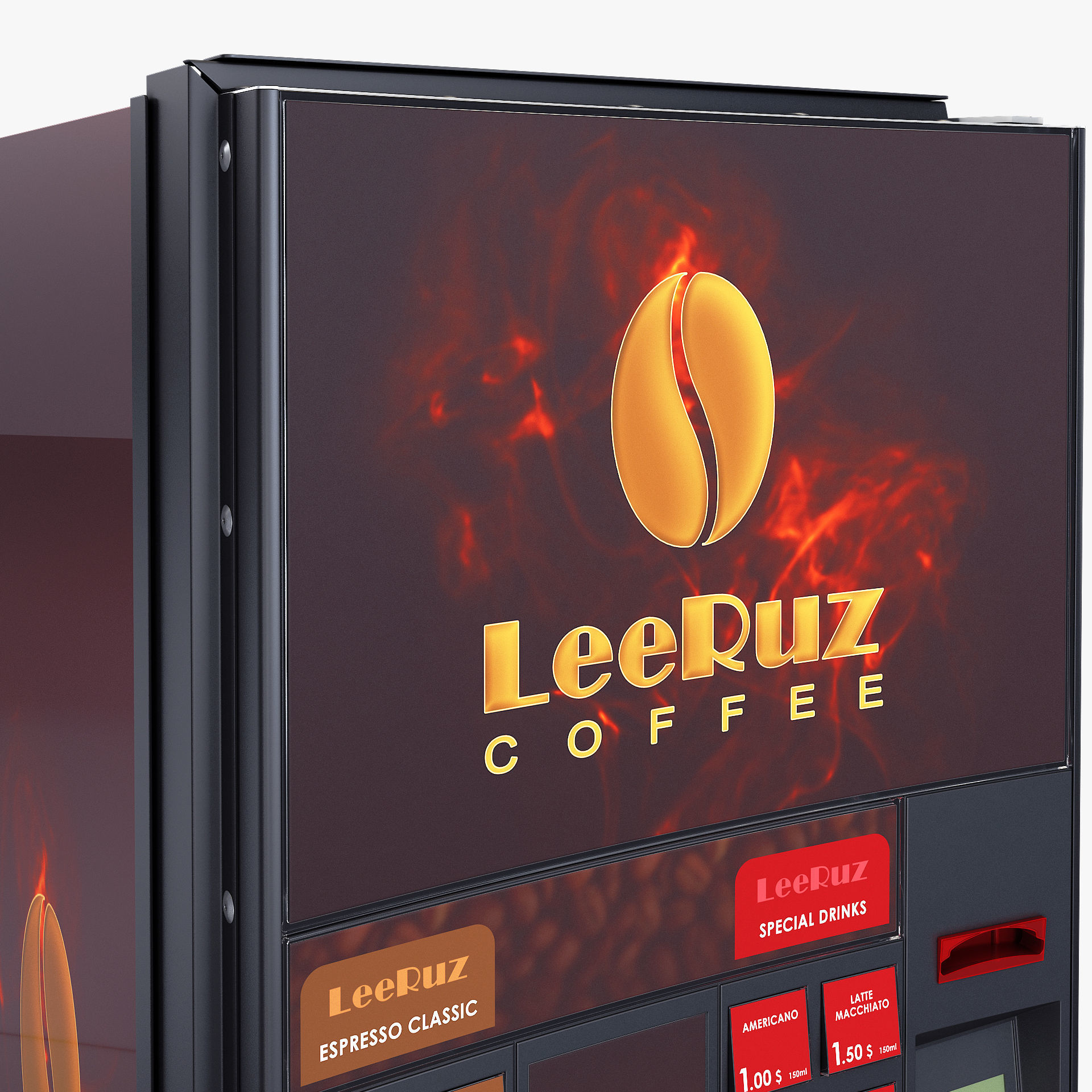 Coffee Vending Machine Luce X1 Pro ES M 1 3D model_7