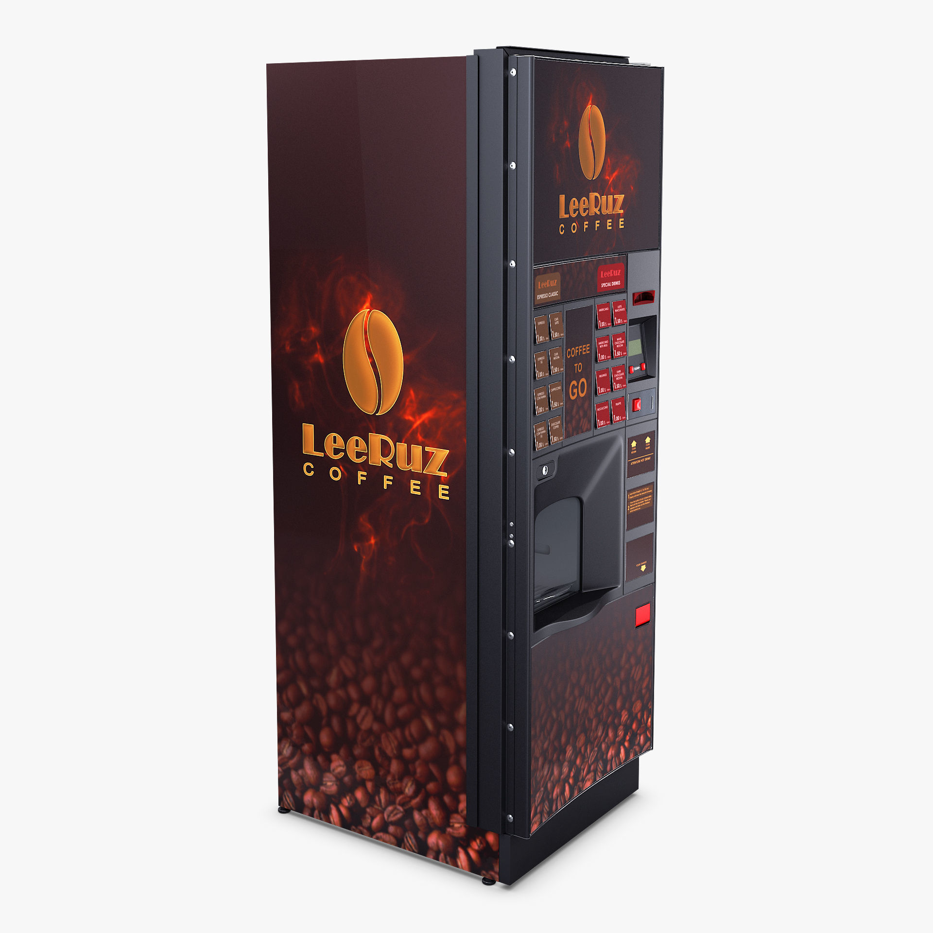 Coffee Vending Machine Luce X1 Pro ES M 1 3D model_2