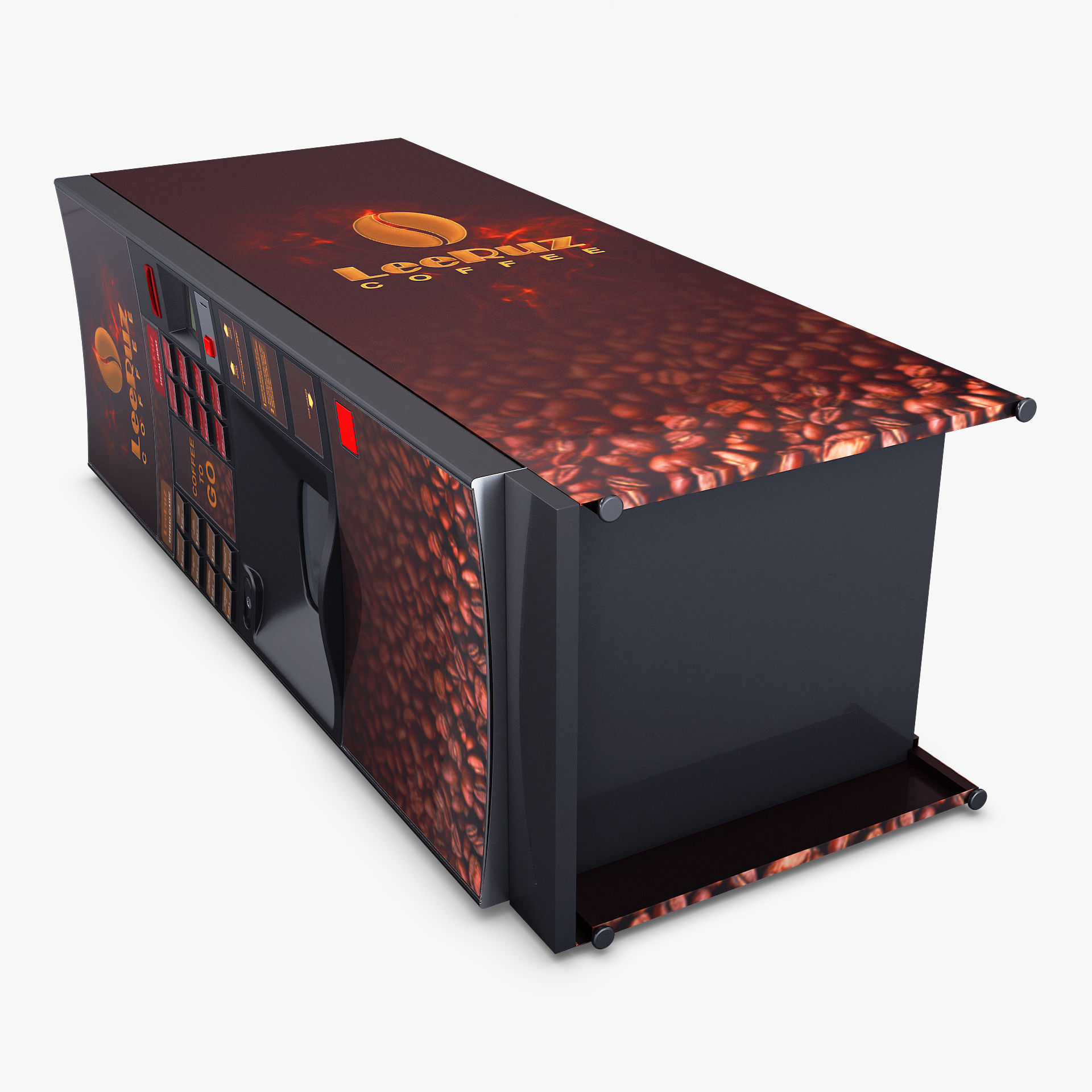 Coffee Vending Machine Luce X1 Pro ES M 1 3D model_10
