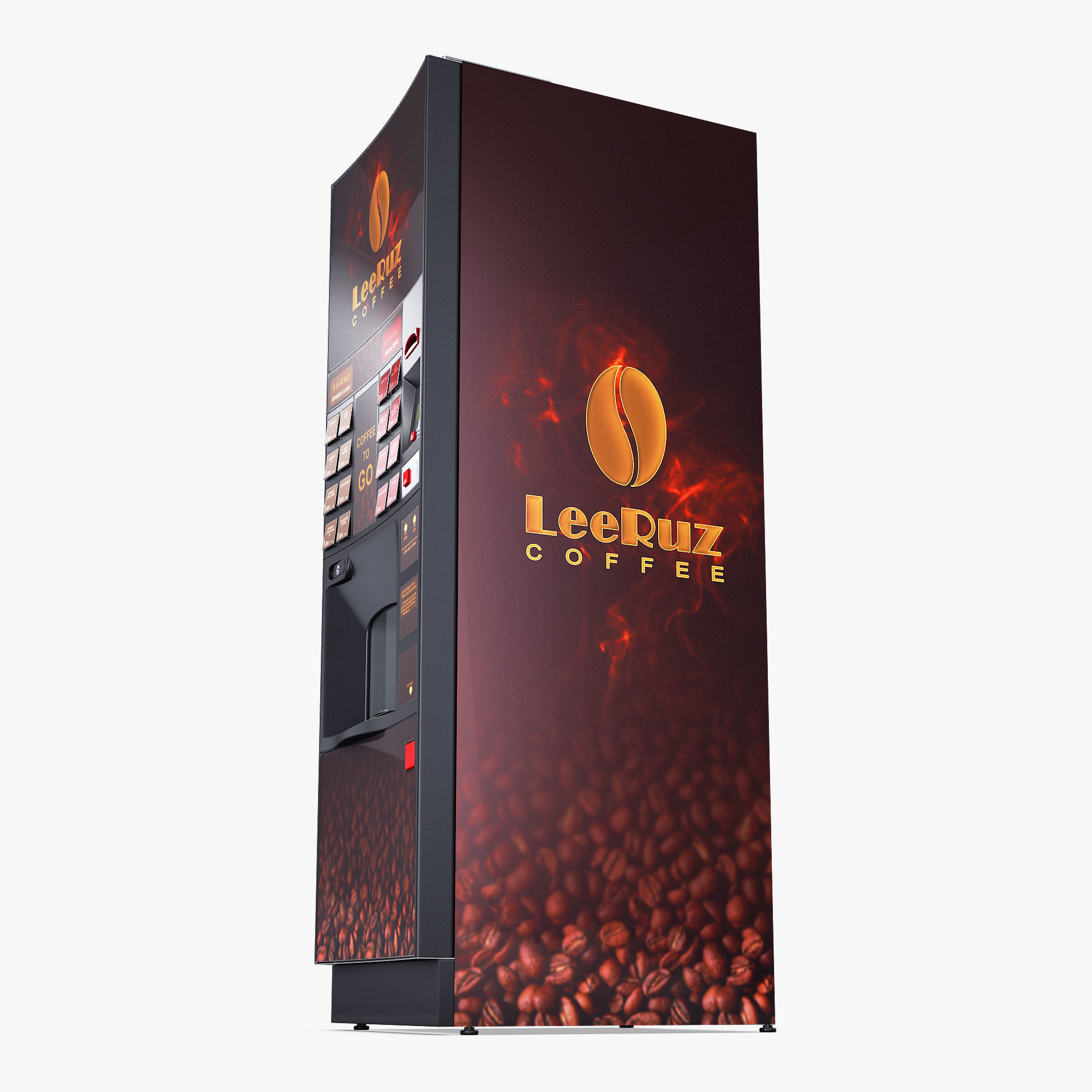 Coffee Vending Machine Luce X1 Pro ES M 1 3D model_5