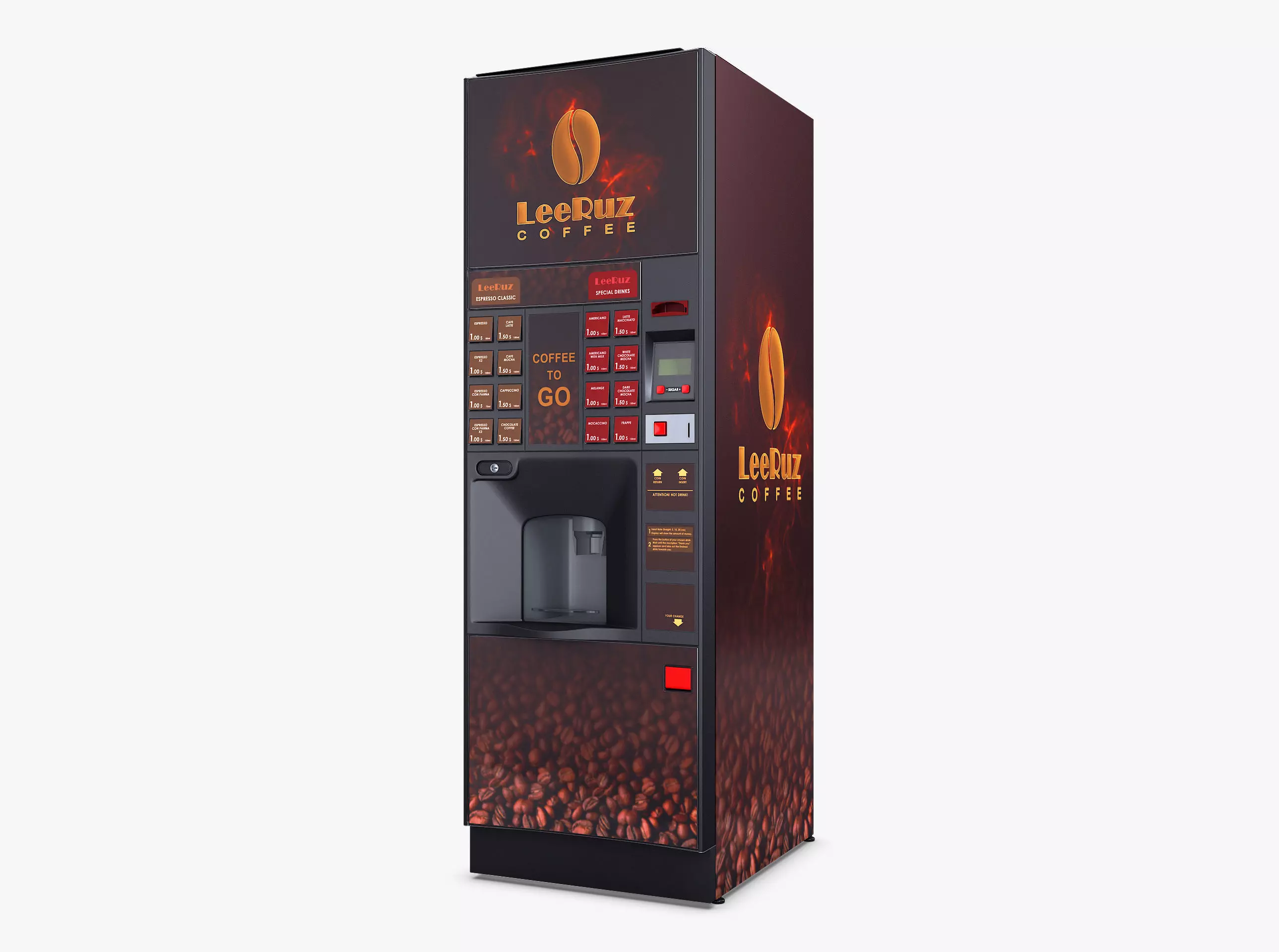Coffee Vending Machine Luce X1 Pro ES M 1 3D model_0