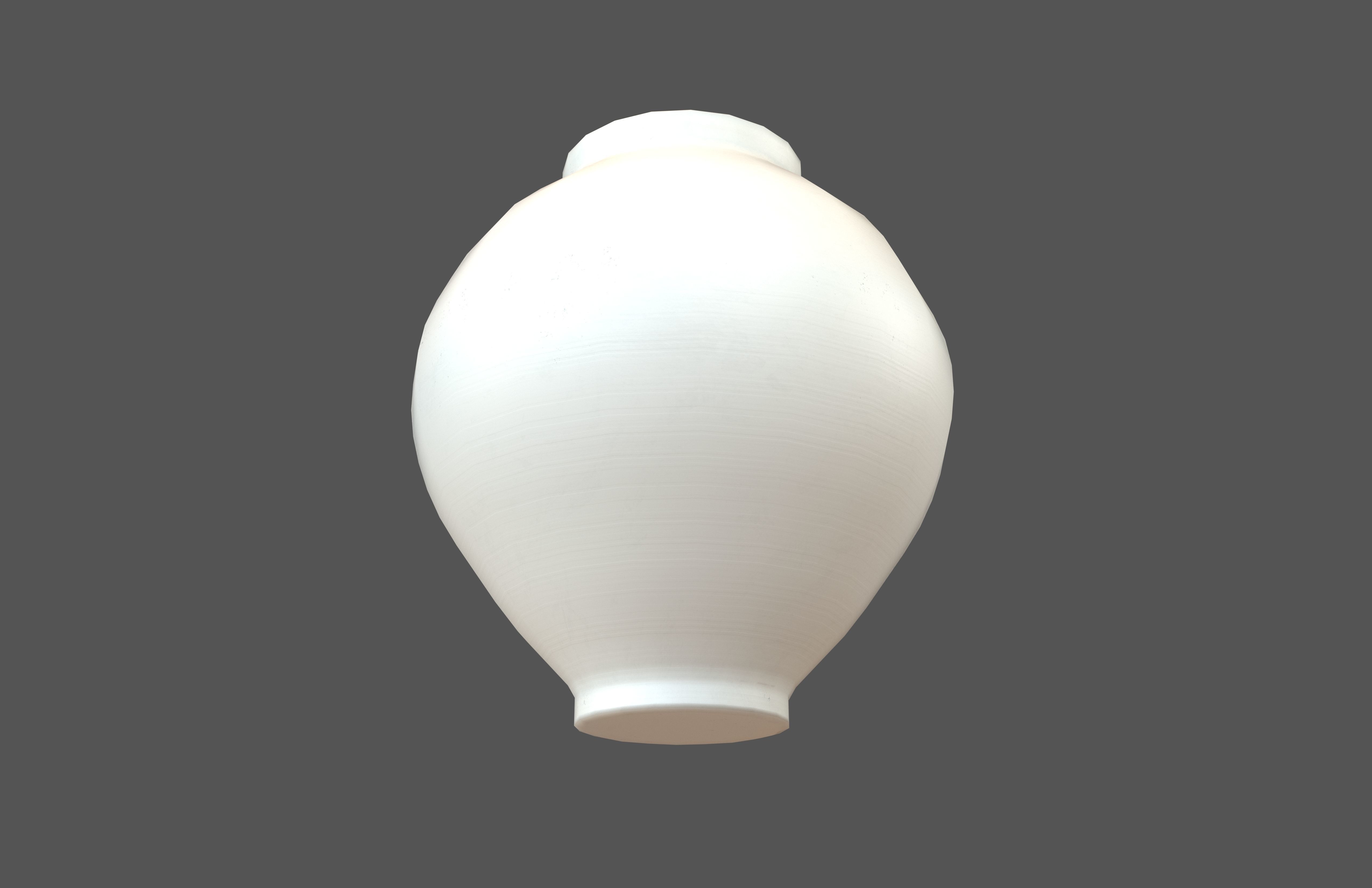 Porcelain Jars V1 001 Low-poly 3D model_3