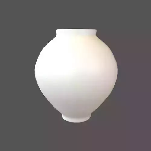 Porcelain Jars V1 001 Low-poly 3D model