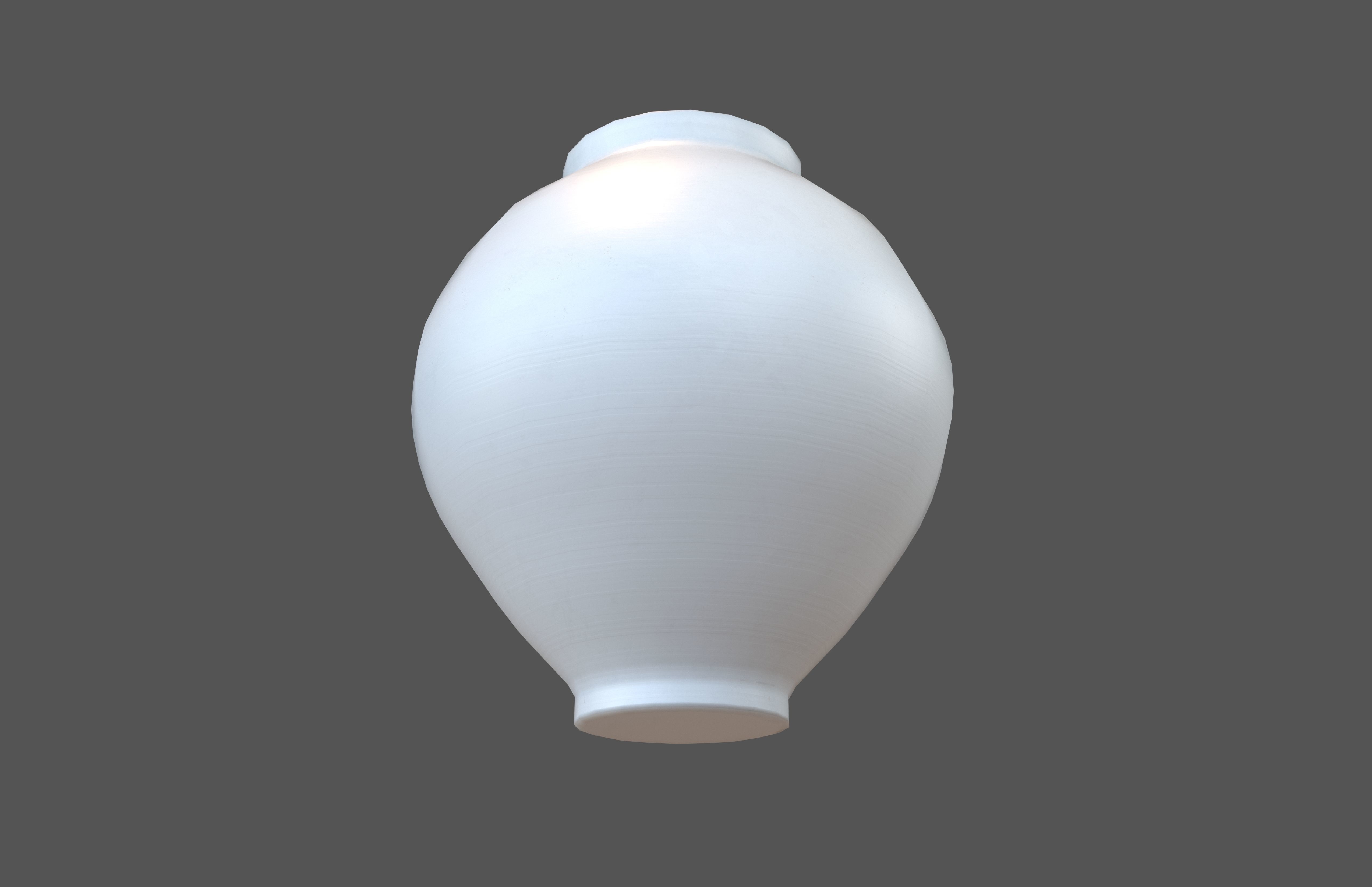 Porcelain Jars V1 002 Low-poly 3D model_3