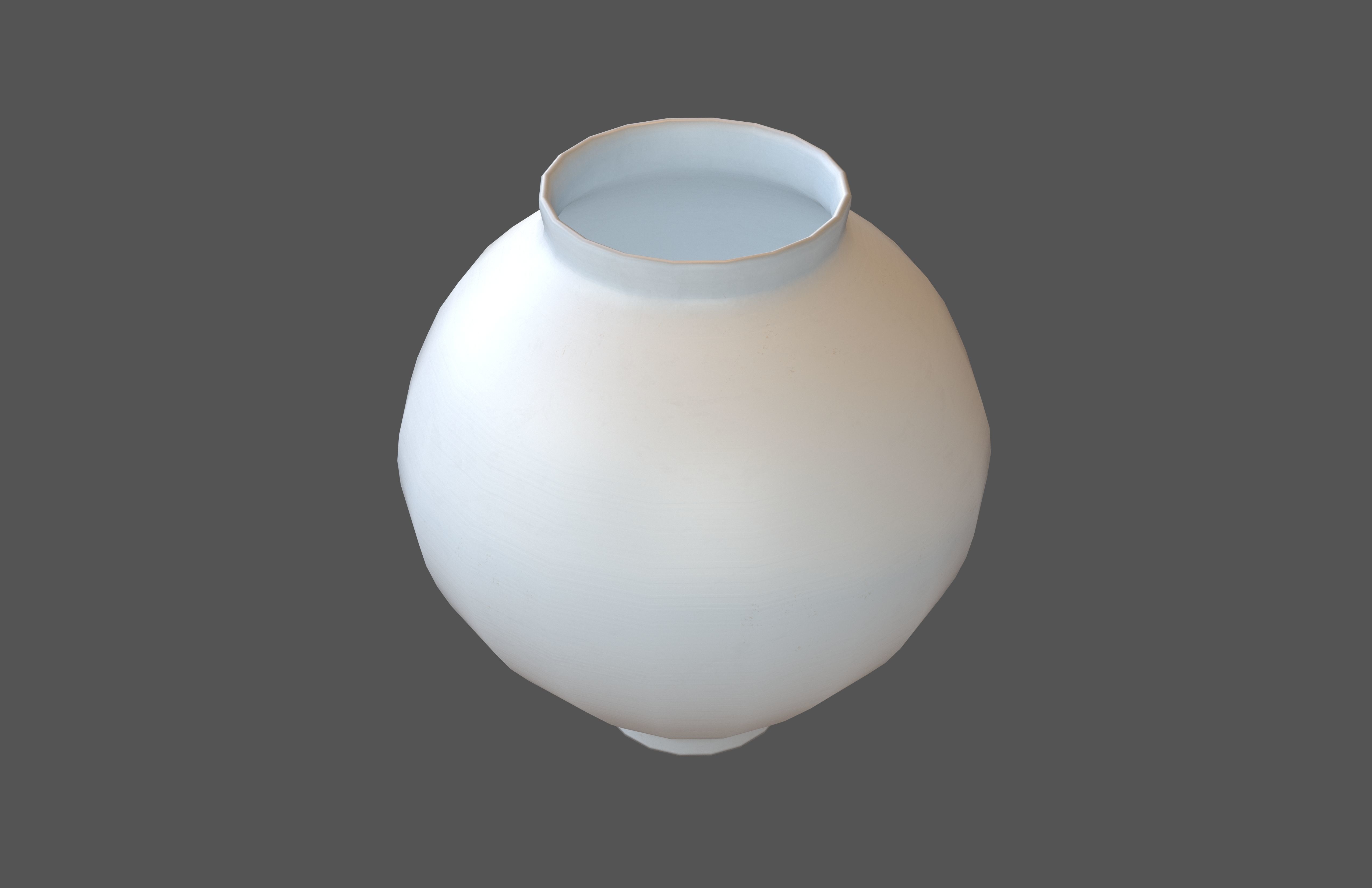 Porcelain Jars V1 002 Low-poly 3D model_1