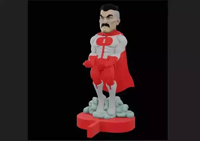Omni-Man joystick holder 3D print model
