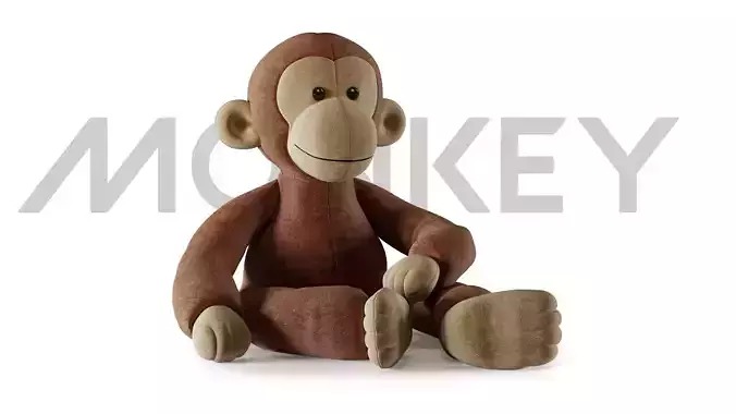 monkey toy 3D model