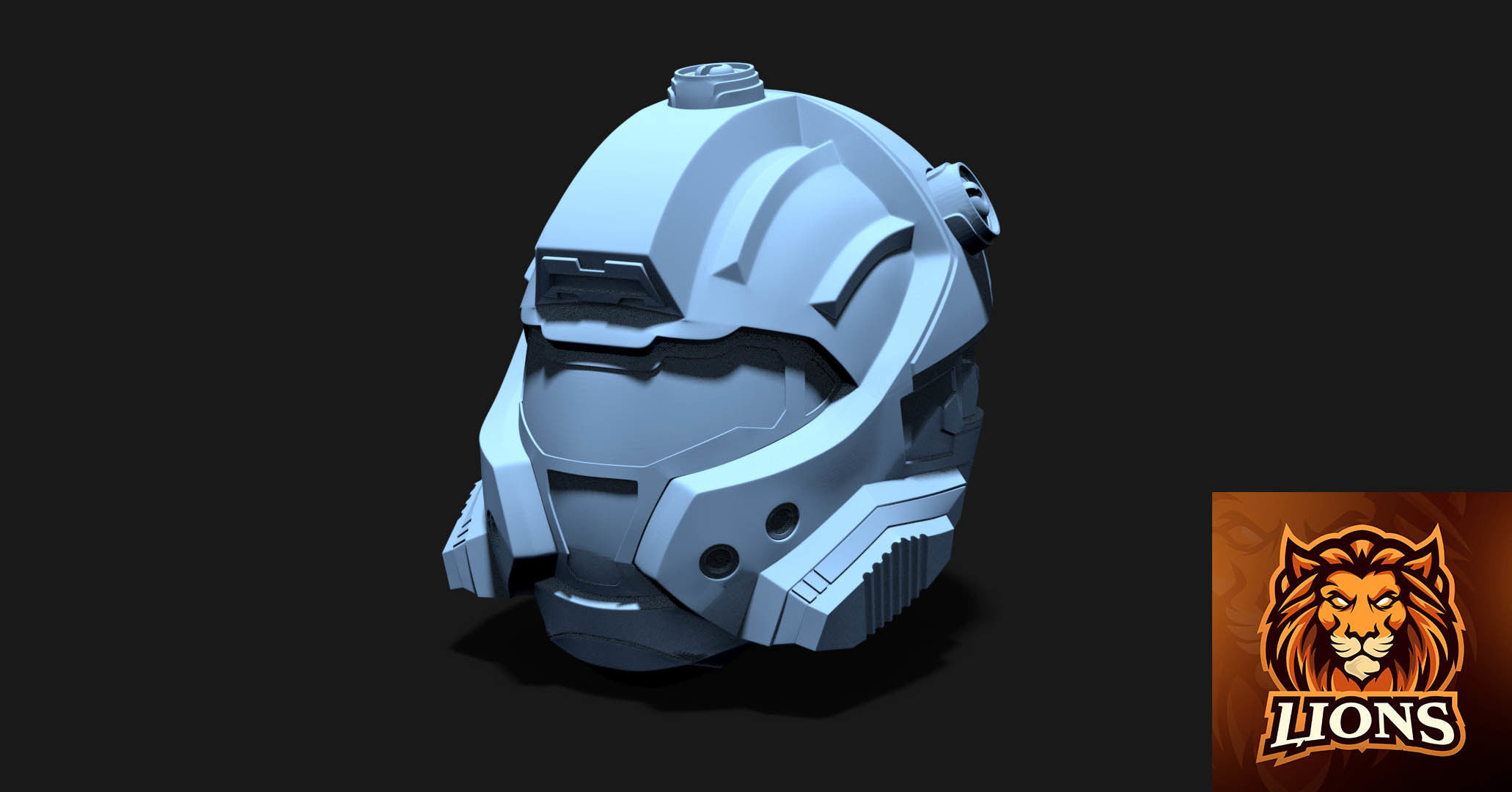 Halo CQB Helmet ready to 3d print 3D model_2