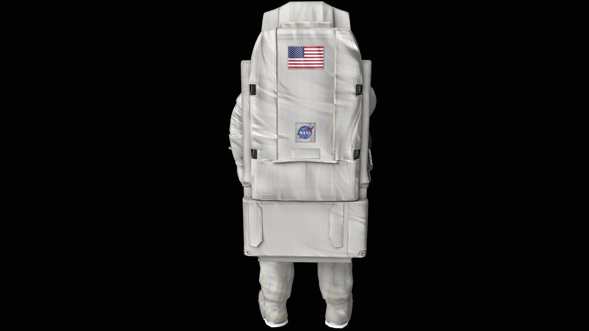 NASA Astronaut  Space Suit Extravehicular Mobility Unit  EMU 3D model_7
