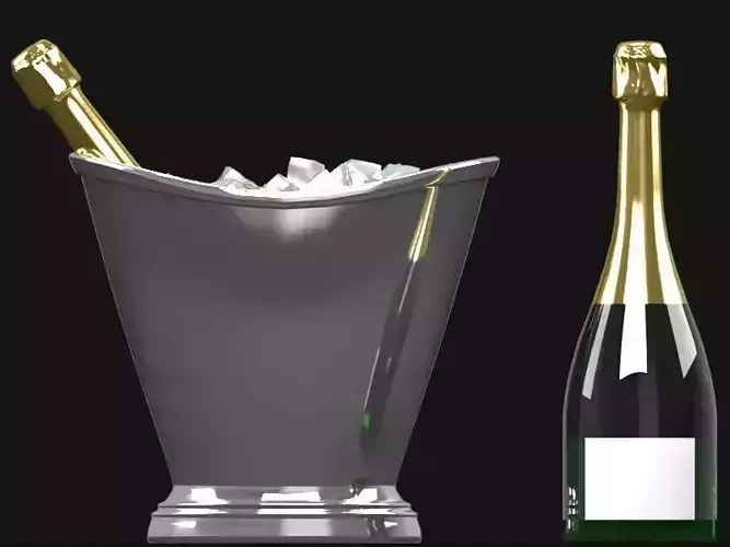 Champagne Bucket 3D model
