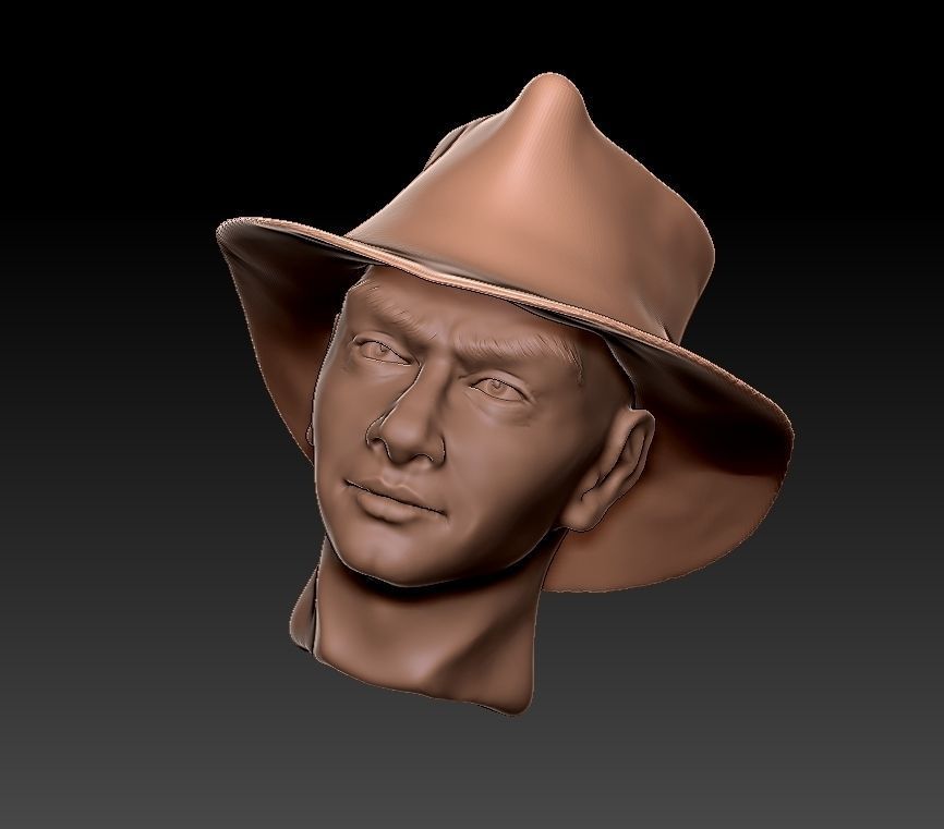 Yul Brynner Sculpts 3D print model_2