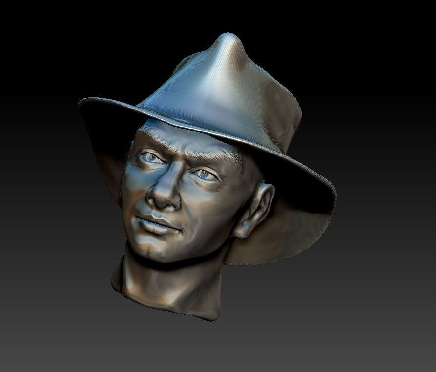 Yul Brynner Sculpts 3D print model_1
