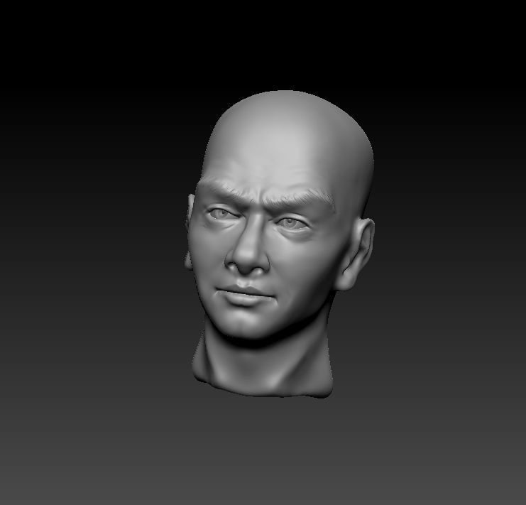 Yul Brynner Sculpts 3D print model_3