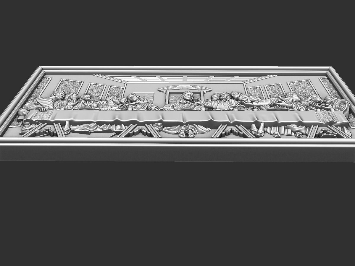 Last Supper Sagrada Comunion Santa Ceia 3D print model_16