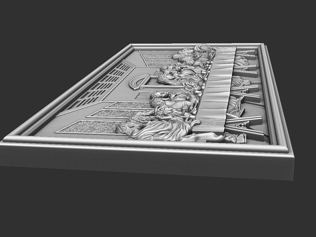 Last Supper Sagrada Comunion Santa Ceia 3D print model_10
