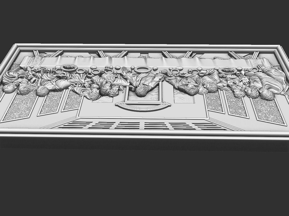 Last Supper Sagrada Comunion Santa Ceia 3D print model_17