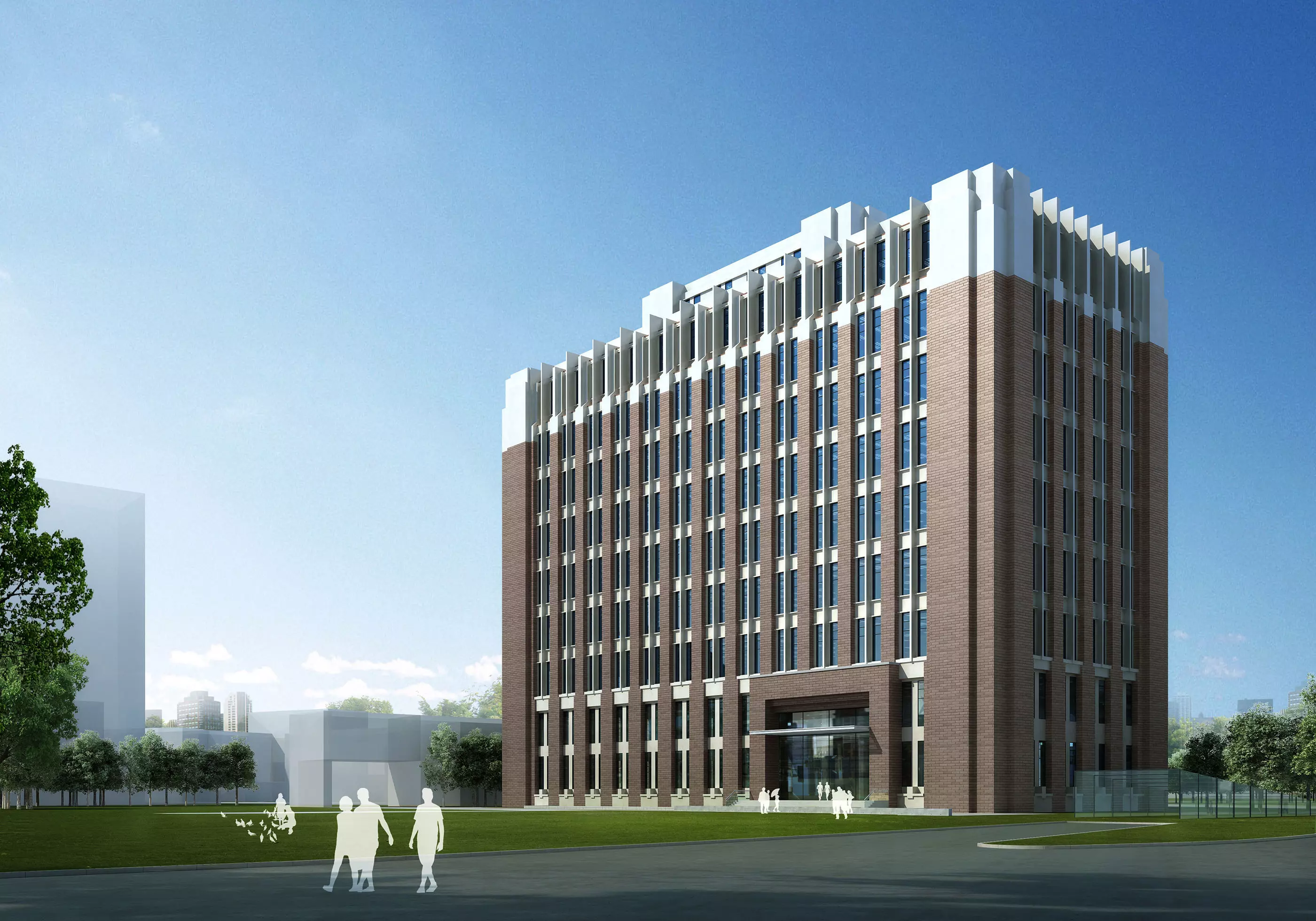3Dmax fashion city commercial square building 334 3D model